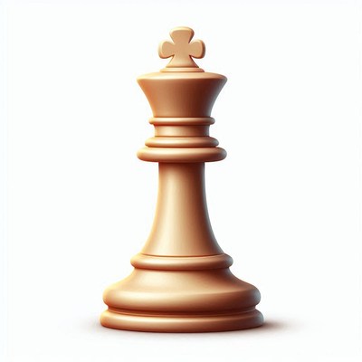 White king chess piece
