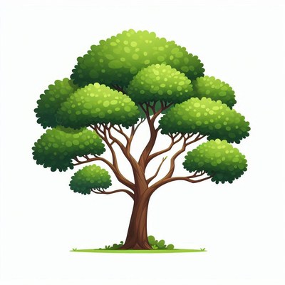 Green tree illustration