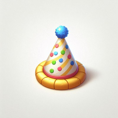 Party hat icon illustration