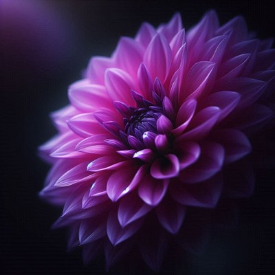 Pink dahlia flower close-up