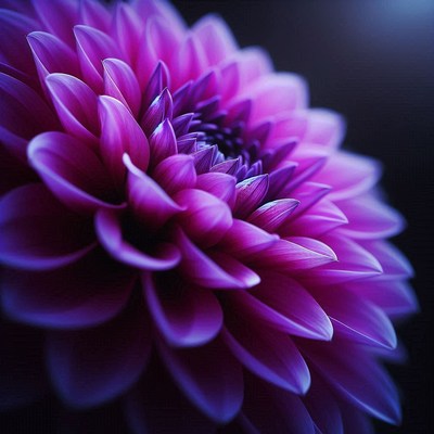 Purple dahlia close-up