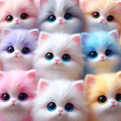 Cute kitten collection