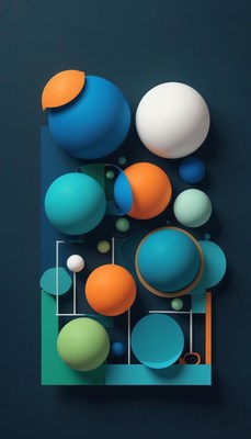 Colorful spheres and lines