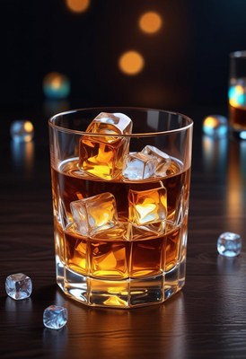 Whiskey on the rocks