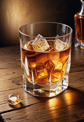 Whiskey on the rocks