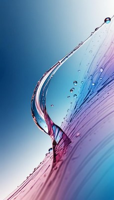 Water droplet abstract art