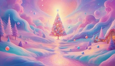 Winter wonderland christmas tree