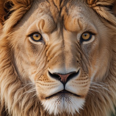 Lion close-up
