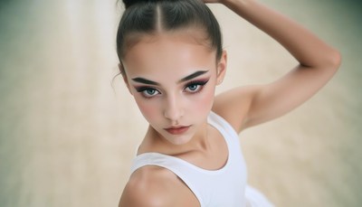 Young ballerina portrait