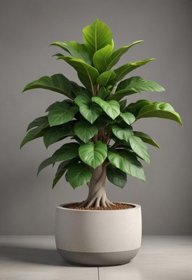 Ficus plant in pot