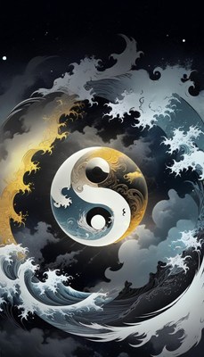 Yin yang waves