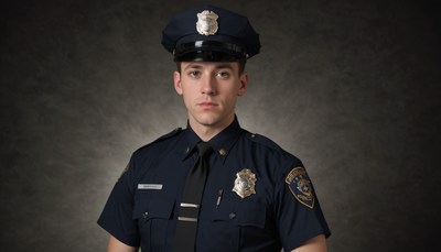 Police officer portrait