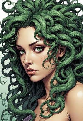 Medusa portrait