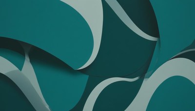 Teal abstract pattern