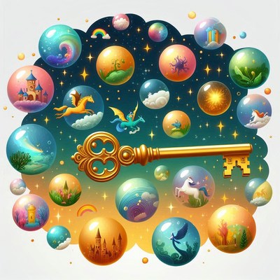 Golden key to fantasy worlds