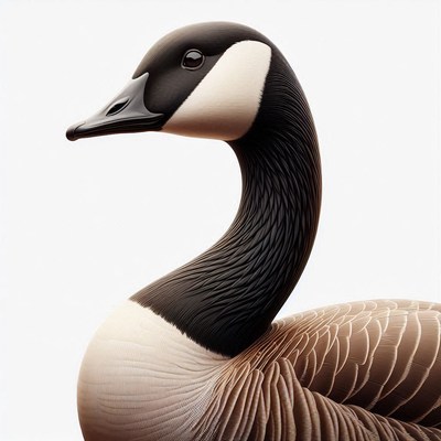 Canada goose portrait