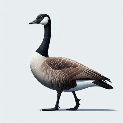 Canada goose walking