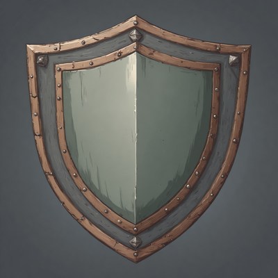 Medieval shield illustration