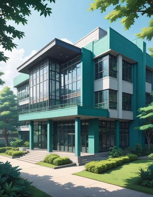 Modern office building exterior