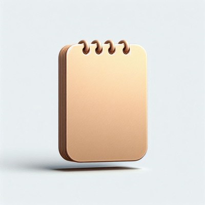 Golden spiral notebook