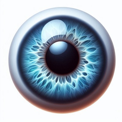Blue eye close-up