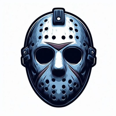 Hockey mask design with distinctive features