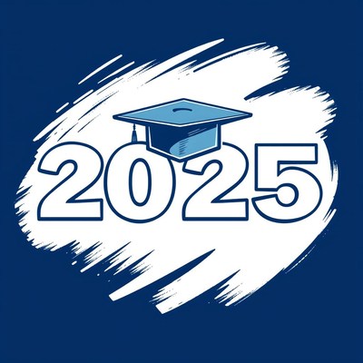 Graduation cap design for class of 2025 celebration