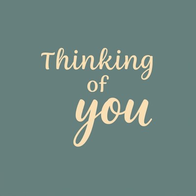 Thinking of you card