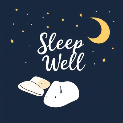 Pillows sleeping under a night sky