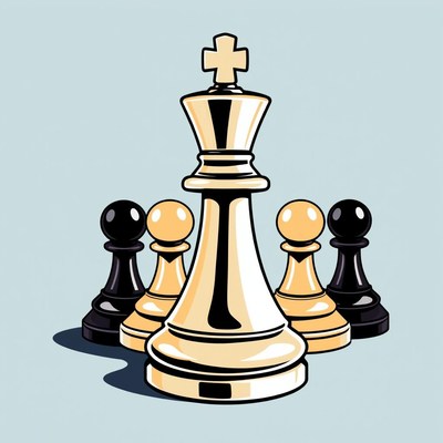 A king and his pawns