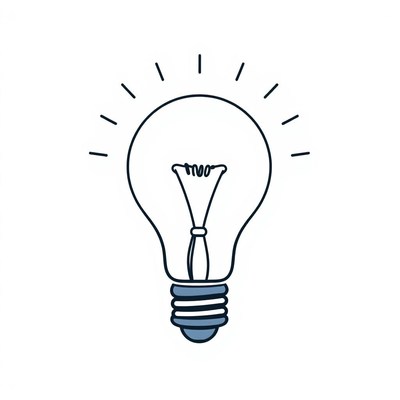 A light bulb illustration