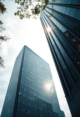 Skyscrapers in the city