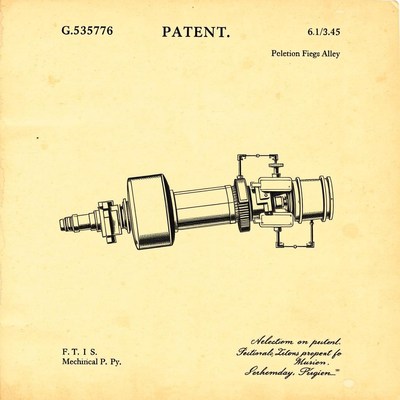 A patent for a mechanical device