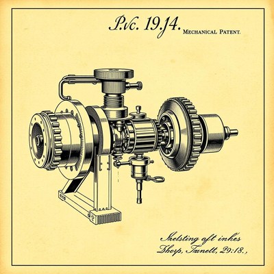 A mechanical patent from 1914