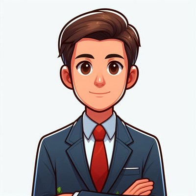 A man in a suit smiles and crosses his arms