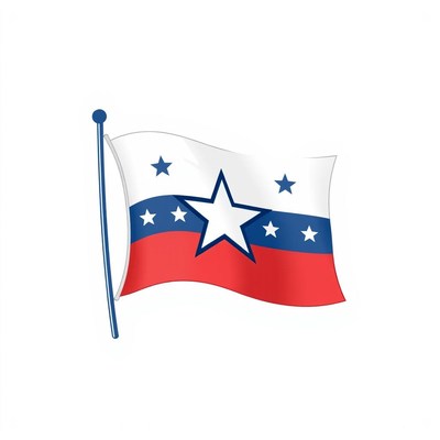 The texas flag waves proudly in the breeze
