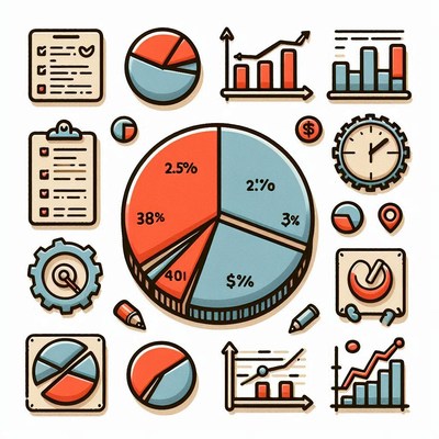 A collection of charts and graphs for data analysis