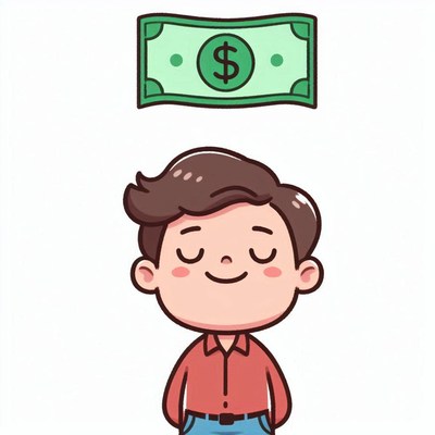 A man dreams of money