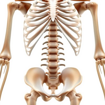 This is a human rib cage