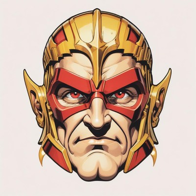 A close-up illustration of the reverse flash