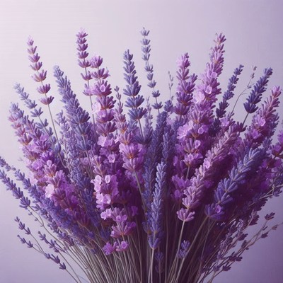 A bouquet of lavender blooms