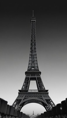 The eiffel tower stands tall in paris