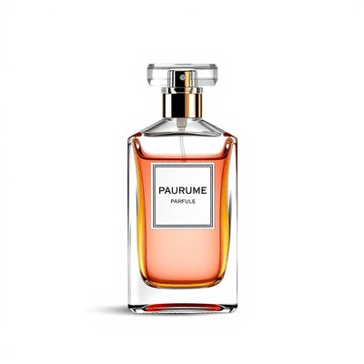 A bottle of paurume parfule perfume