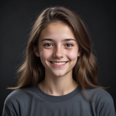 A young woman smiles for the camera