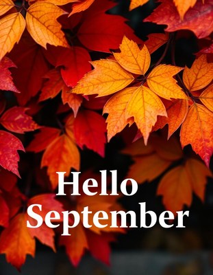 Hello september, a beautiful time for fall foliage