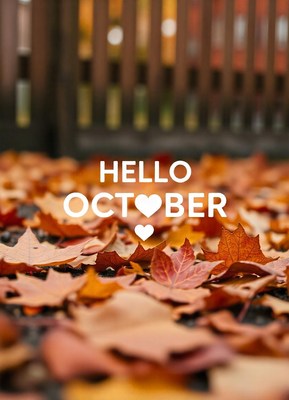 Hello october, a beautiful start to fall
