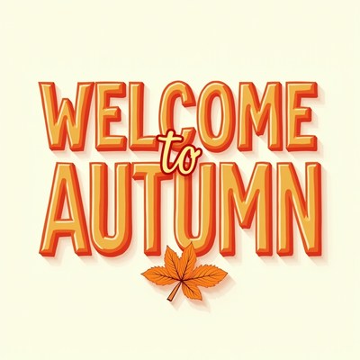 Welcome to autumn