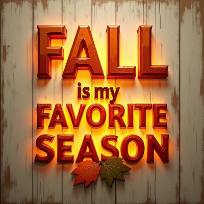Fall is my favorite season