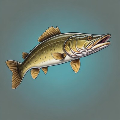 A largemouth bass jumps out of the water