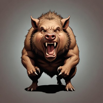 A snarling werewolf stands ready to attack